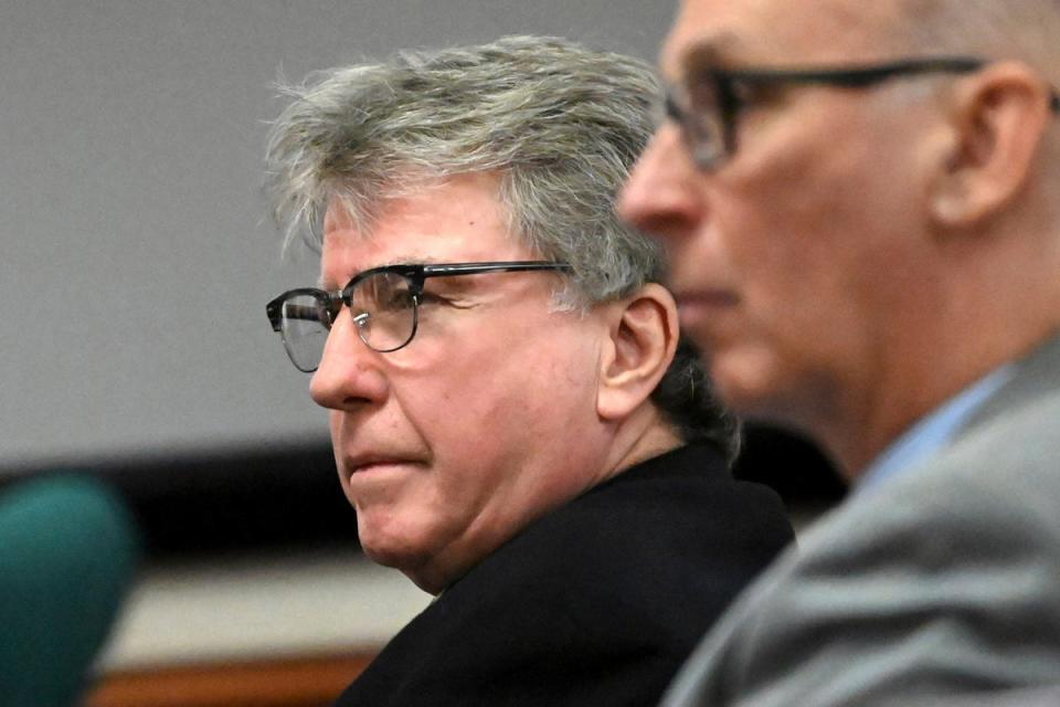 Kevin Monahan seen in court in January 2024 (© 2024 Will Waldron / Times Union)
