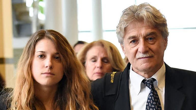 Jenna and Dr. Robert Neulander arrive to court. / Credit: Syracuse Post-Herald