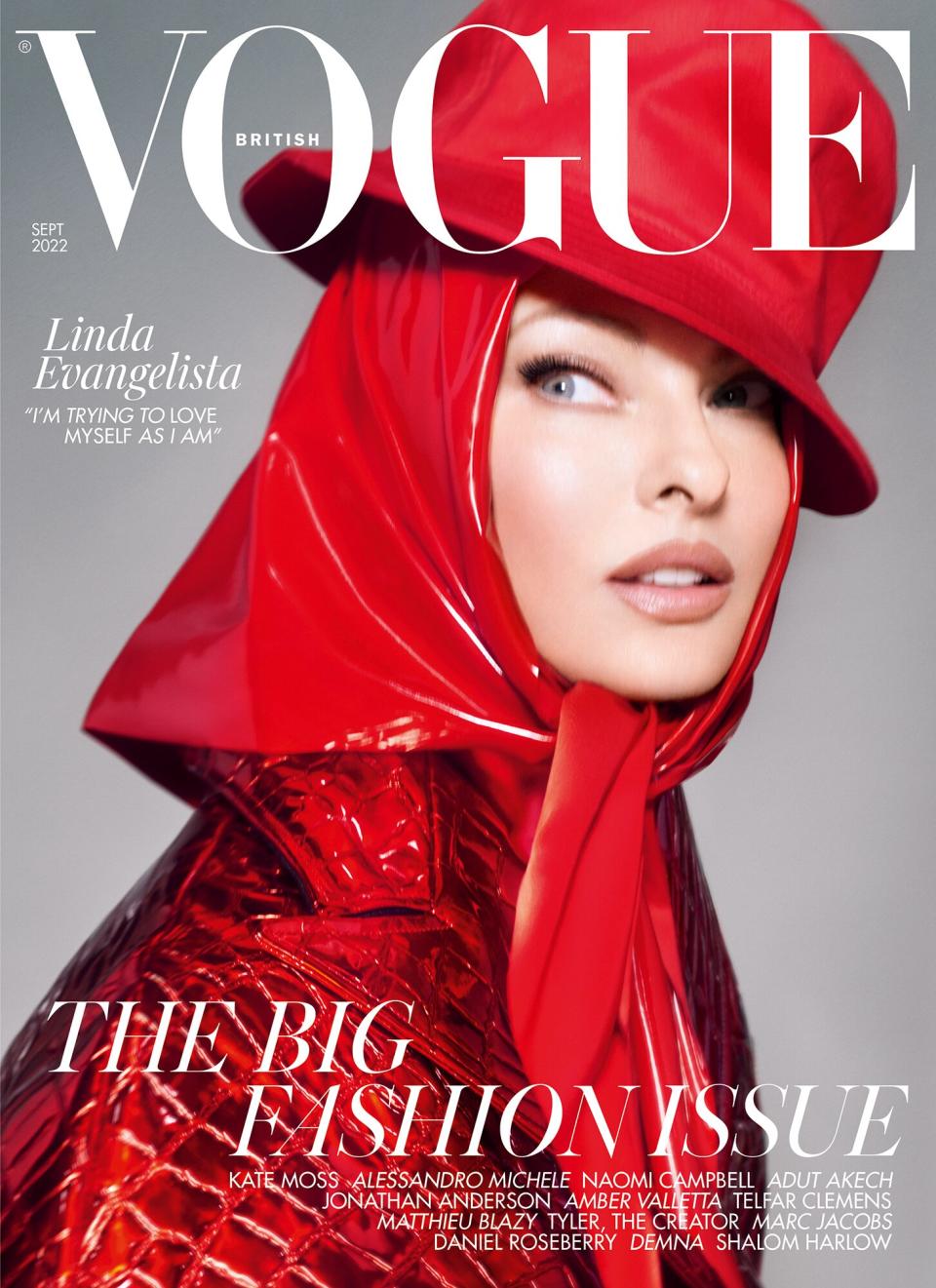 Linda Evangelista British Vogue September 2022
