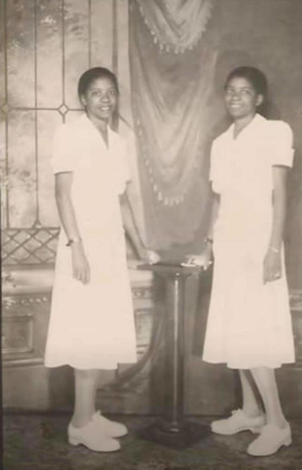 Williams and Atherton both served as nurses. (Photo: Courtesy of Michelle Wright Folarin)