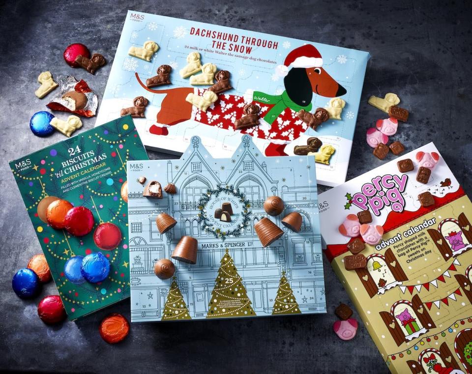 marks and spencer advent calendars