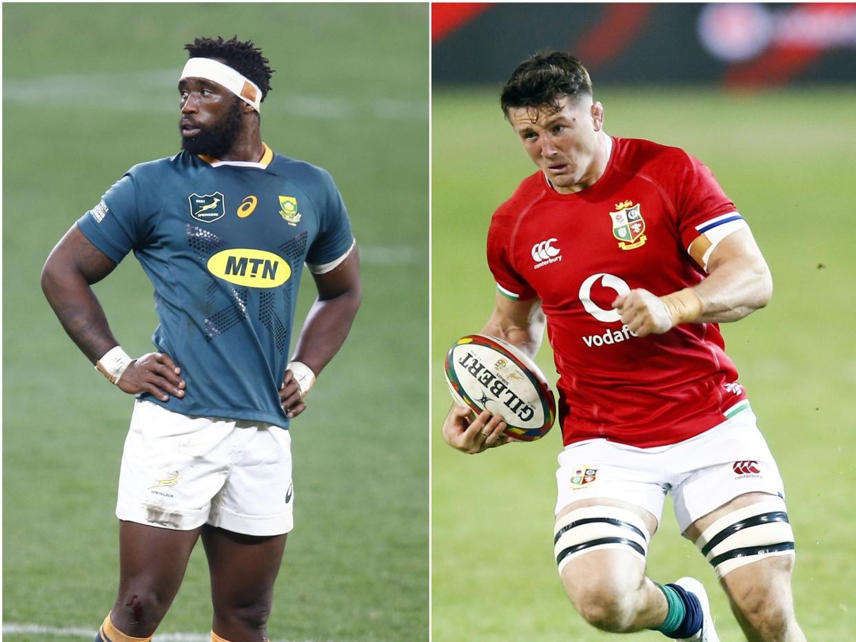 Siya Kolisi and Tom Curry will go head to head in Saturday’s final Test (PA) (pa)
