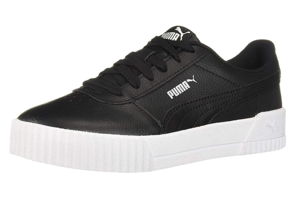 puma, black white, sneaker, carina