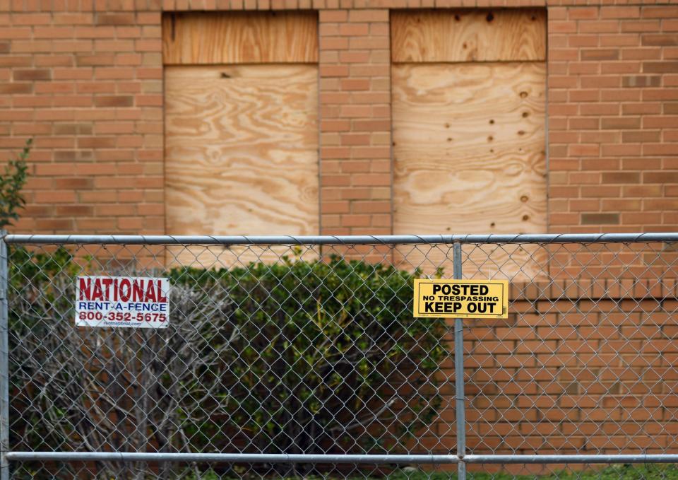 Parts of the Jervay Community remain boarded up in Wilmington, N.C., Saturday, March 12, 2022. The public housing community sustained damage during Hurricane Florence and parts of it have been closed since November 2018.     [MATT BORN/STARNEWS]