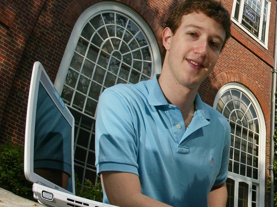 mark zuckerberg harvard college young