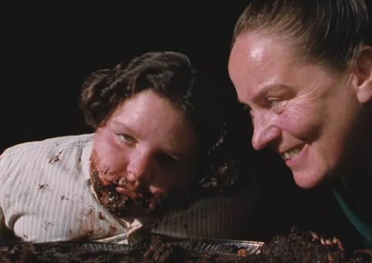 Jimmy Karz and Pam Ferris, otherwise known as The Trunchbull, in "Matilda." (Photo: TriStar Pictures)