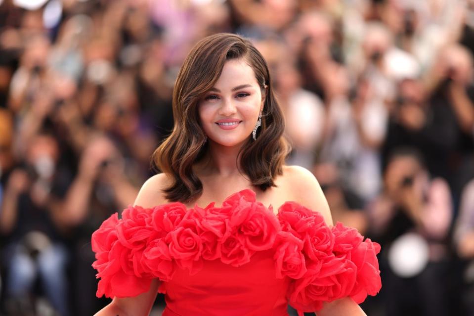 Selena Gomez at the Cannes Film Festival in France. Getty Images