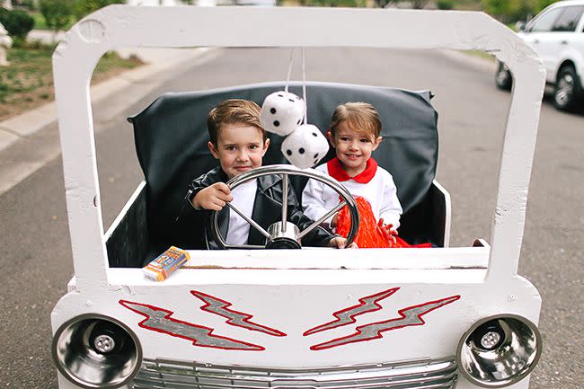 <p>We're (summer) lovin' these <a href="https://www.countryliving.com/diy-crafts/g4975/toddler-halloween-costume-ideas/" rel="nofollow noopener" target="_blank" data-ylk="slk:cute toddler costumes;elm:context_link;itc:0;sec:content-canvas" class="link ">cute toddler costumes</a> inspired <a href="https://www.countryliving.com/diy-crafts/g22133528/grease-halloween-costumes/" rel="nofollow noopener" target="_blank" data-ylk="slk:by;elm:context_link;itc:0;sec:content-canvas" class="link ">by </a><em><a href="https://www.countryliving.com/diy-crafts/g22133528/grease-halloween-costumes/" rel="nofollow noopener" target="_blank" data-ylk="slk:Grease;elm:context_link;itc:0;sec:content-canvas" class="link ">Grease</a></em>. Since you're in a hurry, go ahead and skip the car.</p><p> <strong>Get the tutorial at <a href="https://www.thesitsgirls.com/diy/grease-lightning-costumes/" rel="nofollow noopener" target="_blank" data-ylk="slk:The Sway;elm:context_link;itc:0;sec:content-canvas" class="link ">The Sway</a>.</strong></p><p><a class="link " href="https://www.amazon.com/Hanes-ComfortSoft-EcoSmart-Fleece-Sweatshirt/dp/B01IBZD598/?tag=syn-yahoo-20&ascsubtag=%5Bartid%7C10050.g.23785711%5Bsrc%7Cyahoo-us" rel="nofollow noopener" target="_blank" data-ylk="slk:SHOP WHITE SWEATSHIRTS;elm:context_link;itc:0;sec:content-canvas">SHOP WHITE SWEATSHIRTS</a></p>