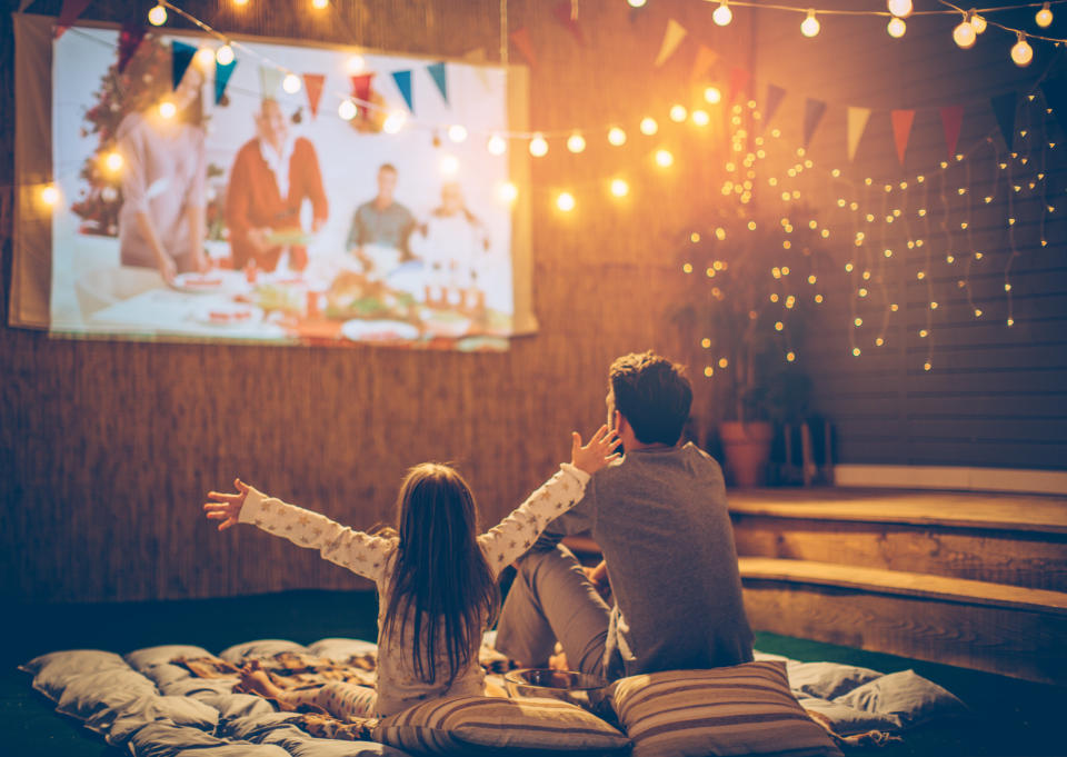 Let the birthday boy or girl pick out their favorite films for a family movie night.&nbsp; (Photo: svetikd via Getty Images)