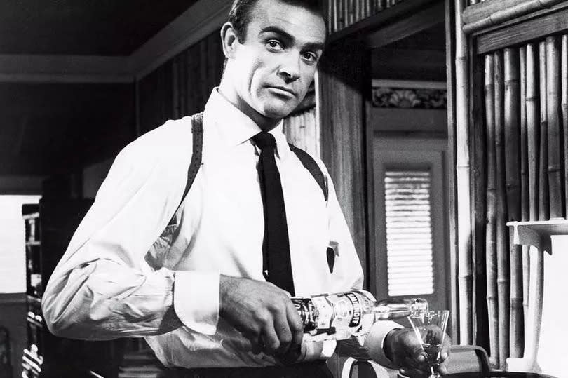Sir Sean's James Bond was a fan of a martini cocktail shaken, not stirred -Credit:Getty
