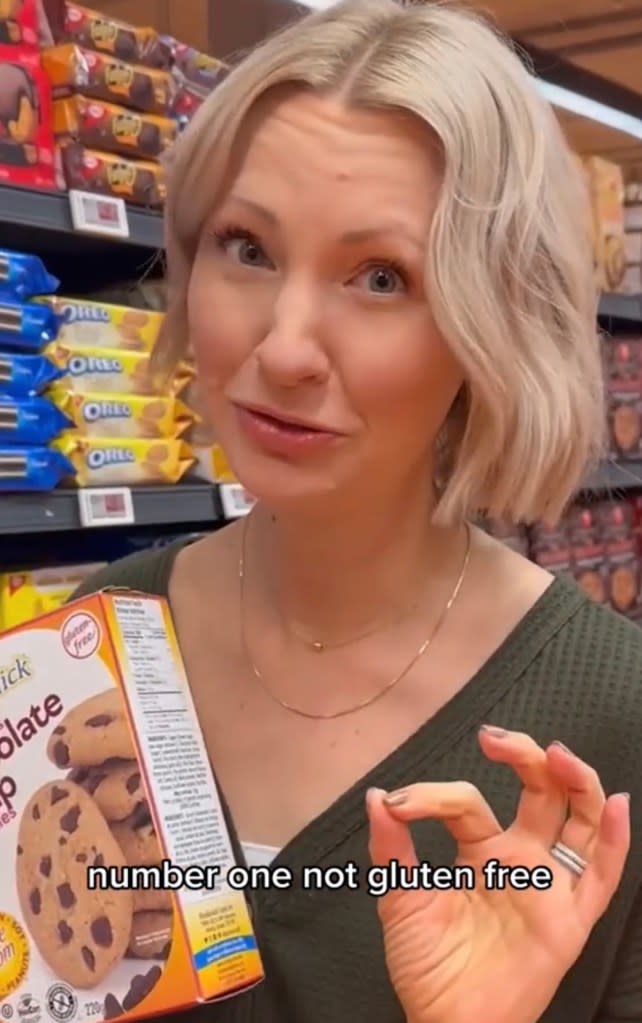 “Let’s be real, most gluten-free cookies are dry as f–k,” Sharp declared. Abbeyskitchen/TikTok
