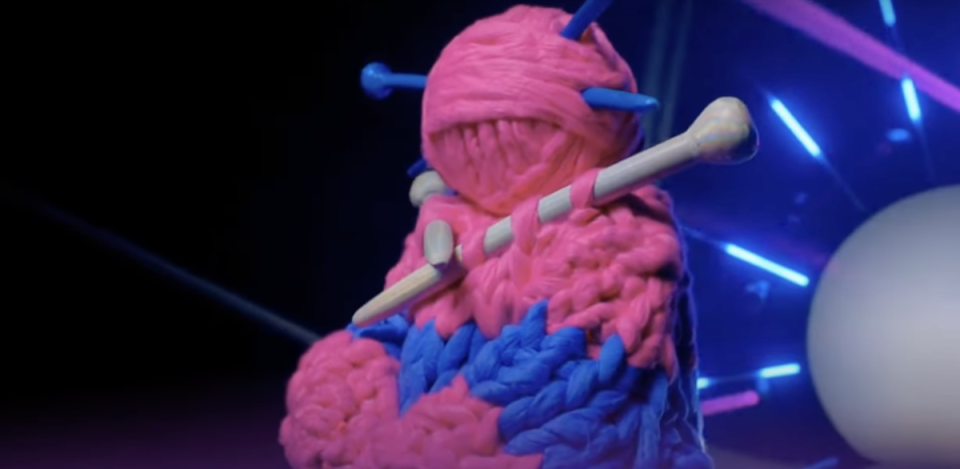 Knitting on ‘The Masked Singer UK’ (ITV)