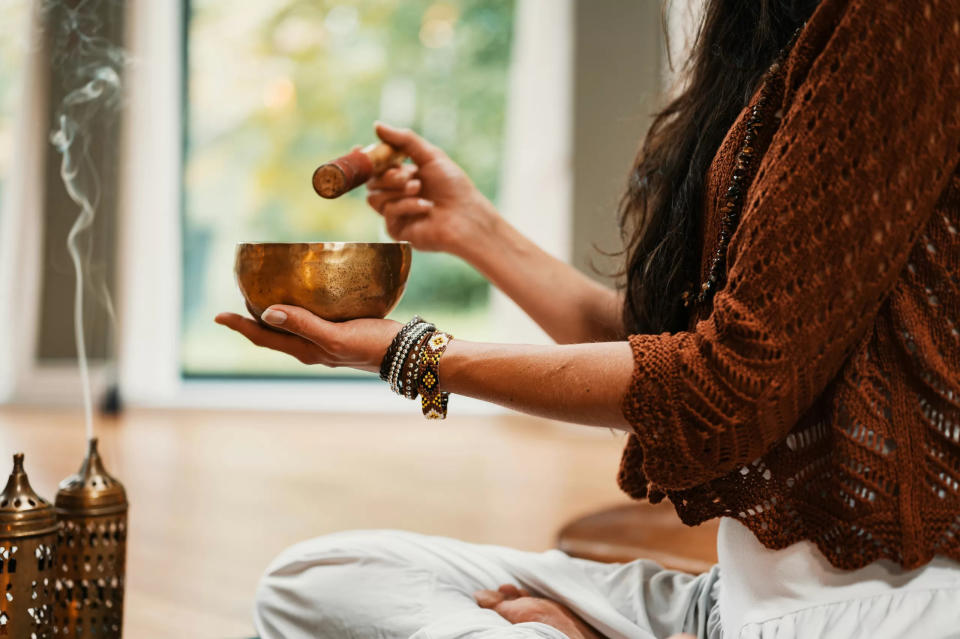 yoga studio in singapore - sound bowl