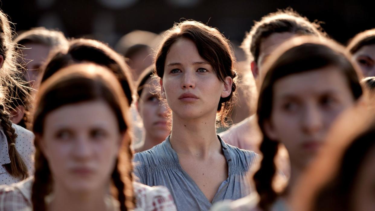 jennifer lawrence in 'the hunger games'