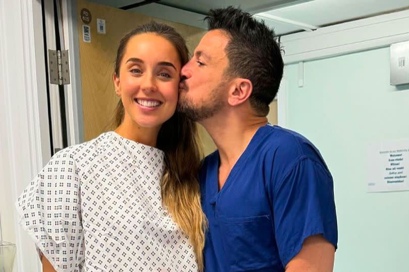 Peter Andre shares intimate pic of Emily moments before she gave birth and fans say she looks flawless