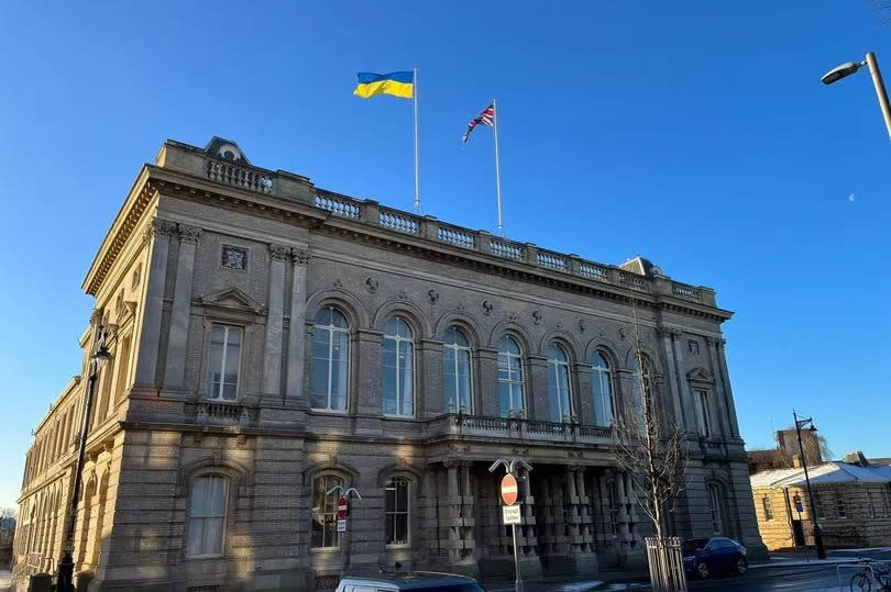 Grimsby Town Hall, the location of the Barclays Local pop-up site