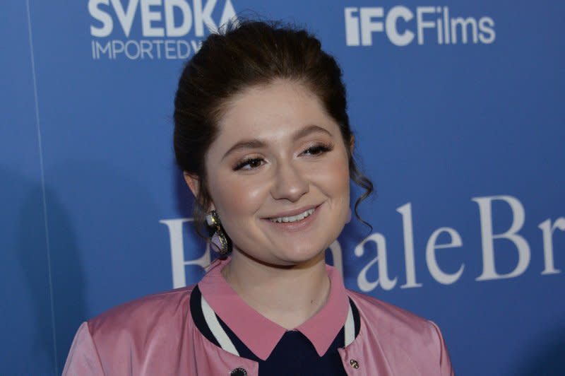 Emma Kenney attends the premiere of "The Female Brain" at the ArcLight Cinema Dome in the Hollywood section of Los Angeles in 2018. File Photo by Jim Ruymen/UPI