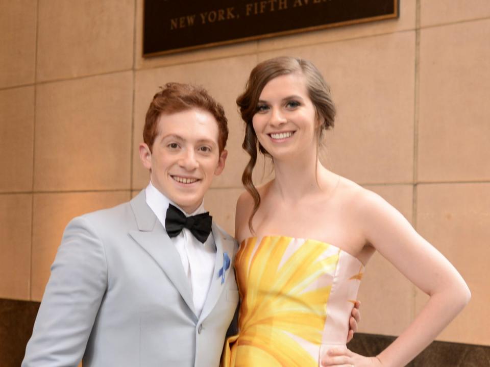 Ethan Slater and Lilly Jay (Getty Images for The Langham, New York)