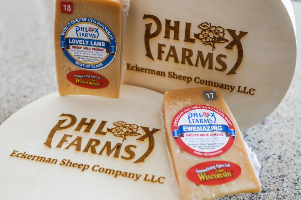 Lovely Lamb and Ewemazing are among the award-winning cheeses made by Phlox Farms.