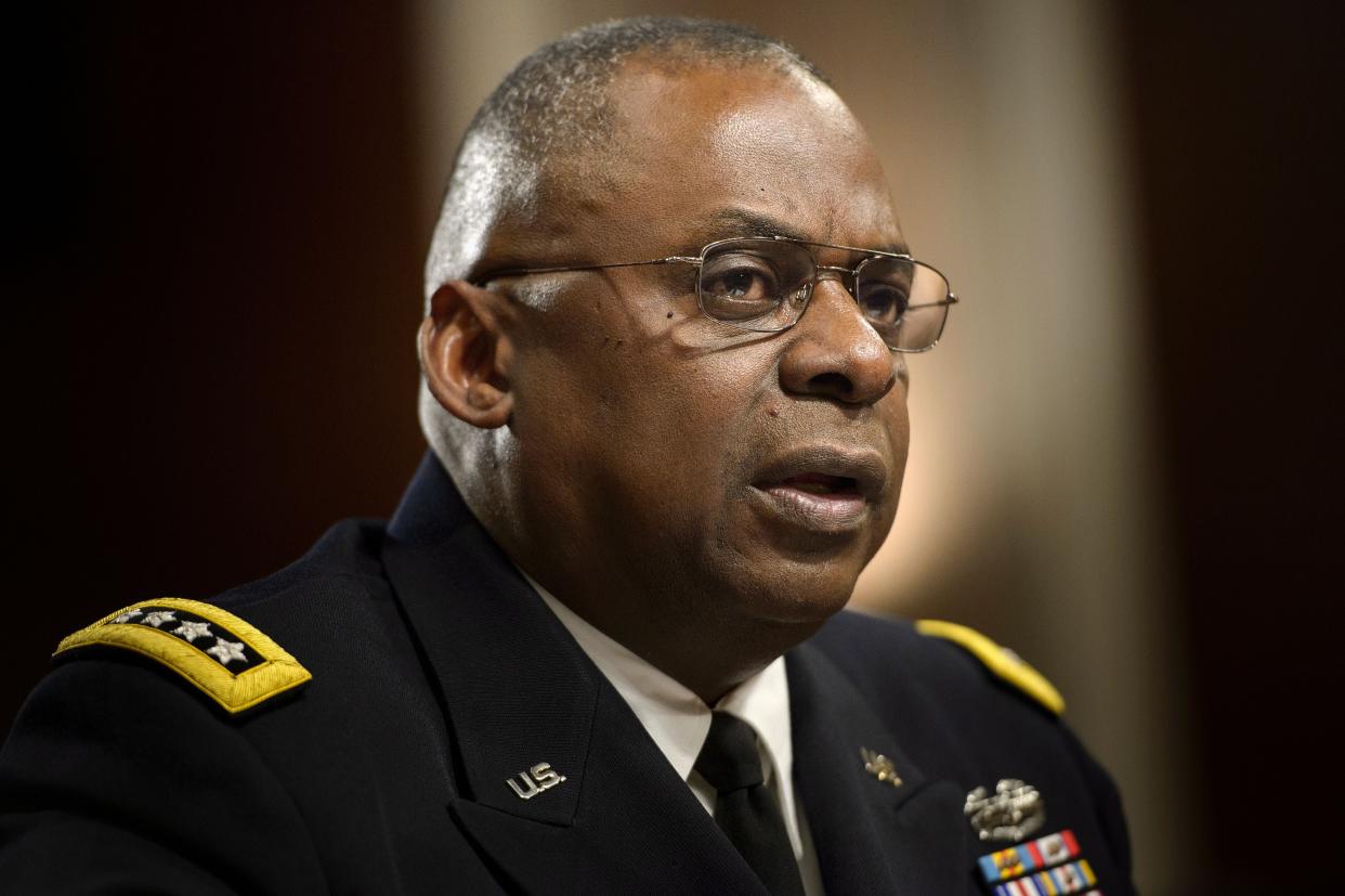 Four-star General Lloyd Austin is reportedly on the short list to be Joe Biden’s defence secretary (AFP via Getty Images)