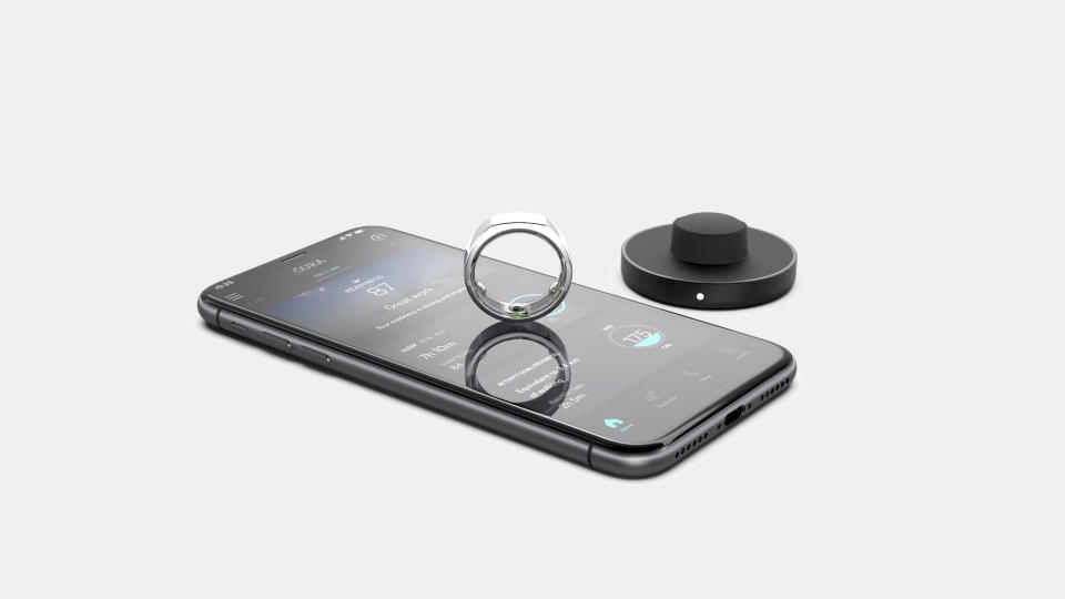  Oura ring, app and charger. 