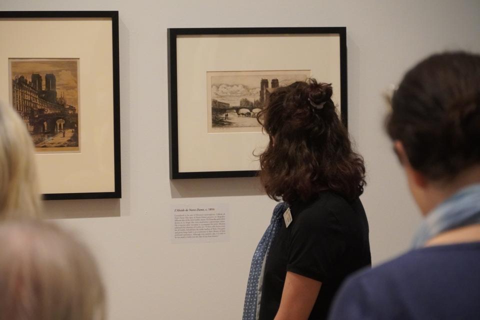 Anne-Solène Bayan discusses 'L'Abside de Notre-Dame' by Charles Meryon at the Jepson Center. Gothic Soul: Charles Meryon will be on display at the Jepson Center through Jan. 8, 2023.