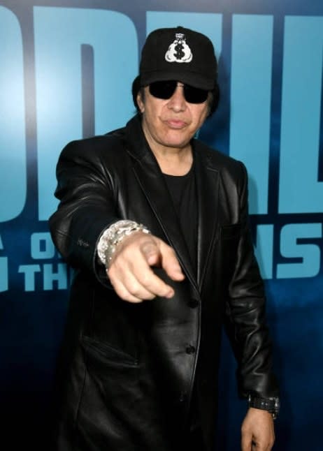 Gene Simmons at the "Godzilla: King Of The Monsters"  premiere on May 18, 2019