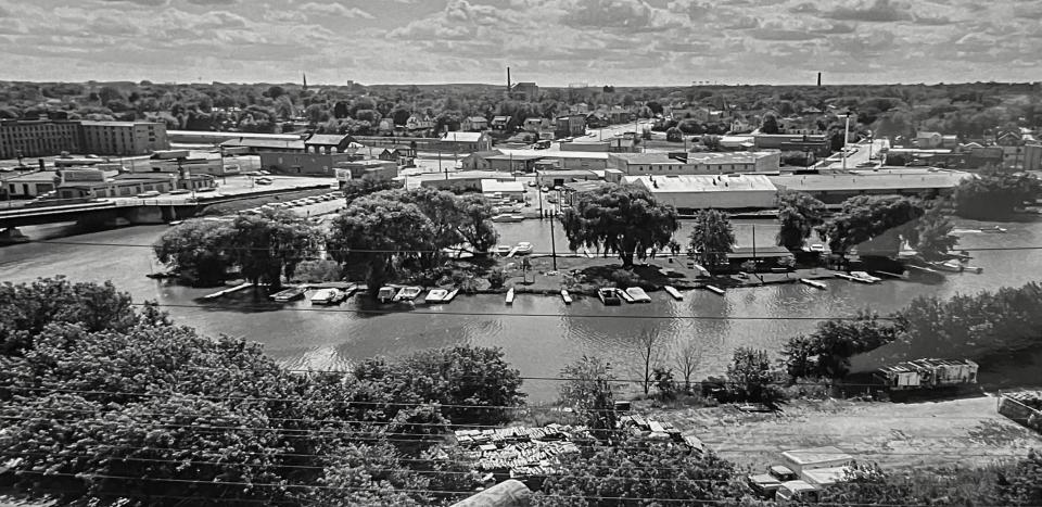 A view of what is now known as Boat Island as it appeared in 1982 in this Sheboygan Press photo.