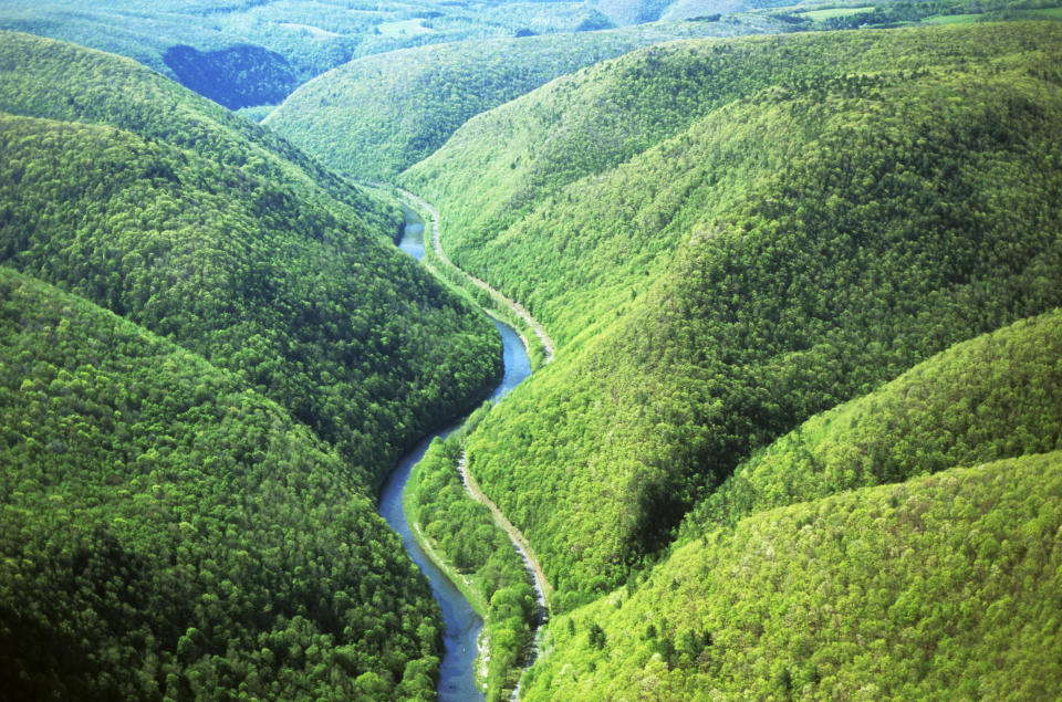 FILE -- An undated photo of the Pine Creek Gorge in Pennsylvania.  / Credit: J. Irwin/ClassicStock/Getty Images  