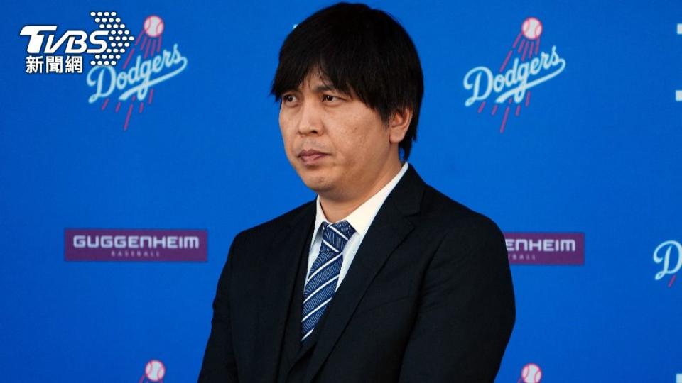 前大谷翻譯水原一平遭爆學歷造假。（圖／達志影像美聯社）