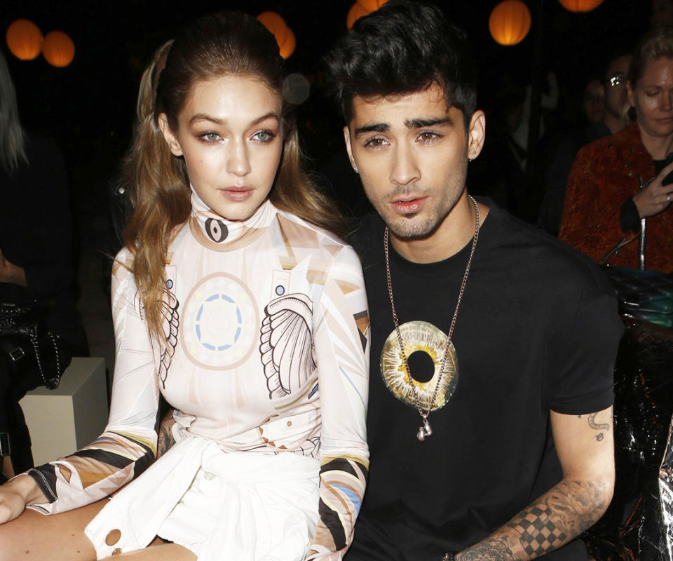 Gigi Hadid and Zayn Malik