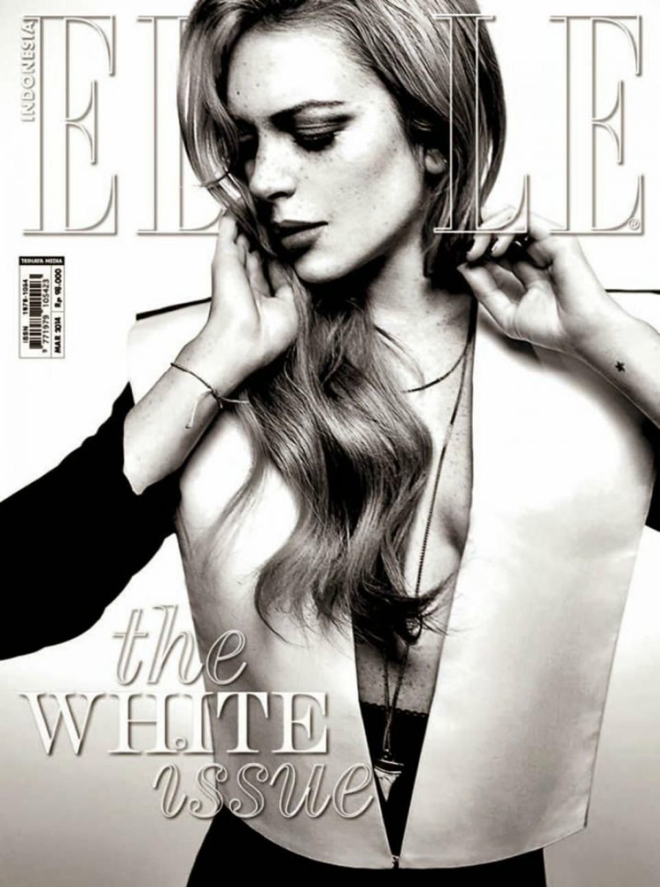 <p>También nos costó reconocerla en el ‘White issue’ de Elle Indonesia (marzo de 2014). (Foto: <a rel="nofollow noopener" href="https://elle.co.id/" target="_blank" data-ylk="slk:Elle Indonesia;elm:context_link;itc:0;sec:content-canvas" class="link ">Elle Indonesia</a>). </p>