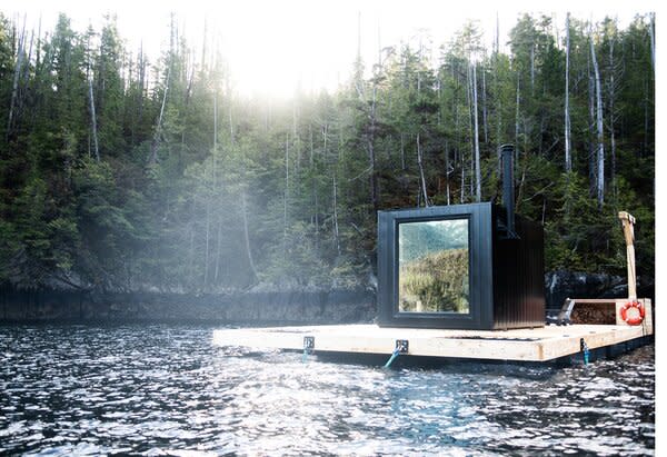 Aux Box, a prefab builder that makes backyard homes and offices, recently created a sauna.