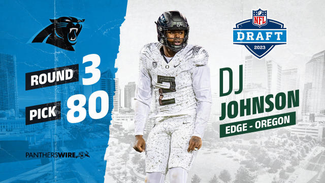 DJ Johnson selected by Carolina Panthers in third round of 2023