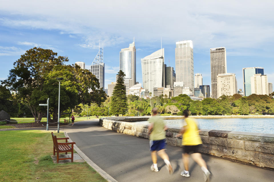 Joggers could be spreading the virus with their 'secretions'. Source: Getty Images