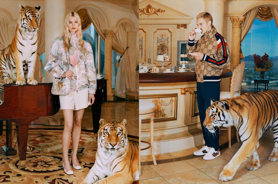 Gucci year of the tiger Chinese new year campaign - Credit: Courtesy