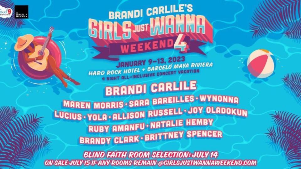 brandi carlile girls just wanna weekend 4 2023 lineup maren morris