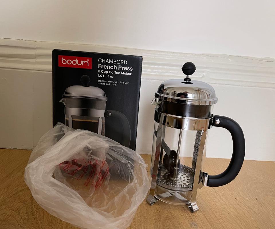 Bodum Chambord French press unboxing