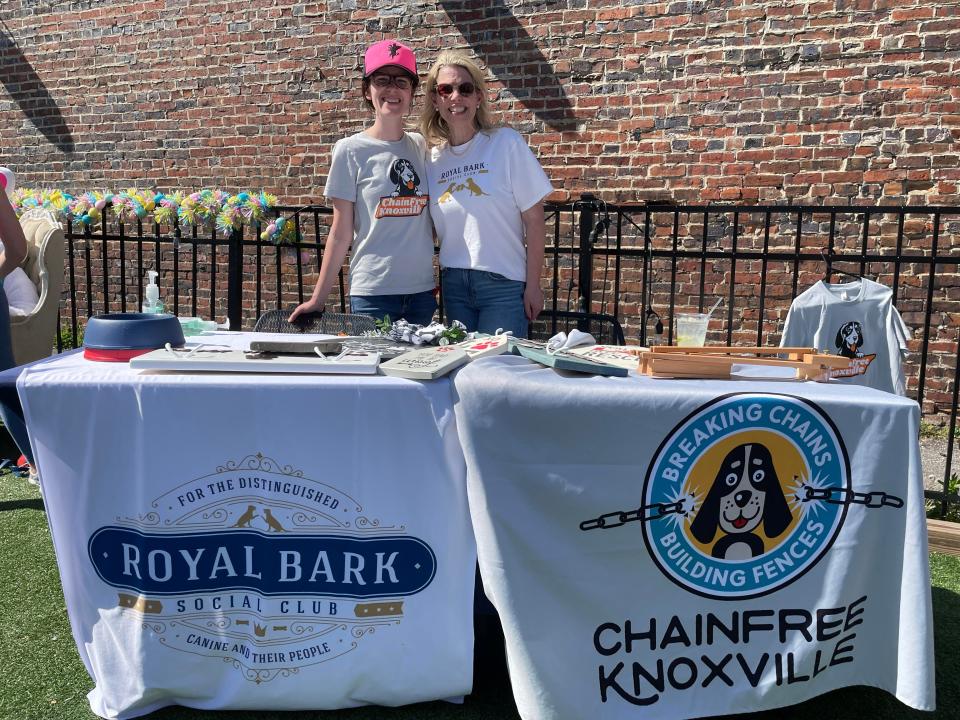 Proceeds from the Royal Bark Social Club event went to ChainFree Knoxville, which offers free fencing for chained dogs.