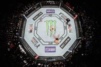 <p>A general view during the match between Eddie Alvarez of the United States and Conor McGregor of Ireland during the UFC 205 event at Madison Square Garden on November 12, 2016 in New York City. (Photo by Jeff Bottari/Zuffa LLC/Zuffa LLC via Getty Images) </p>