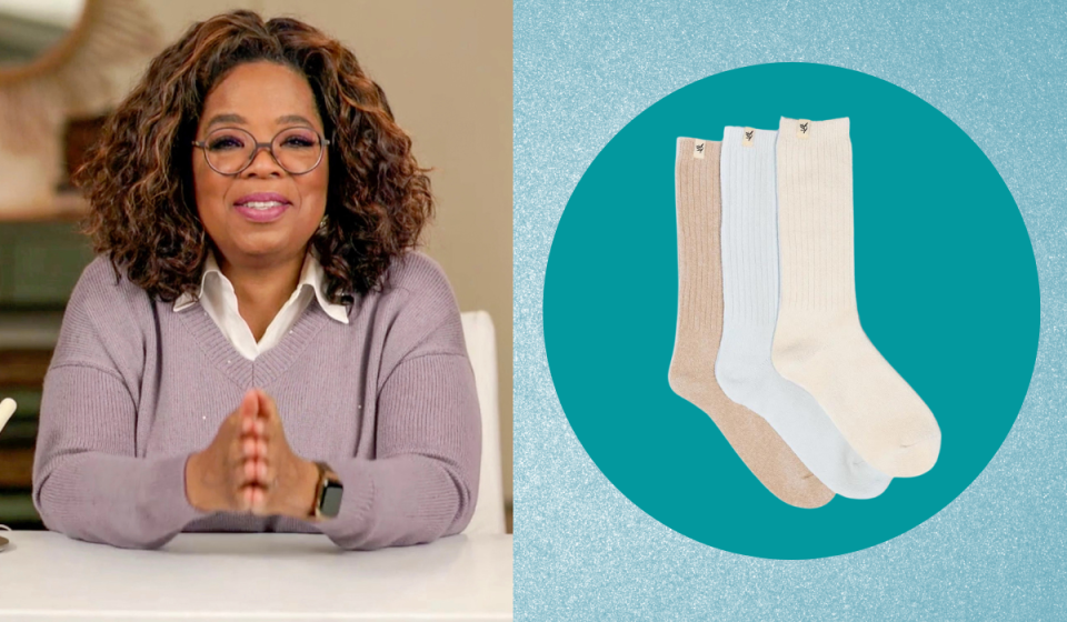 Oprah and Cozy Earth Socks 