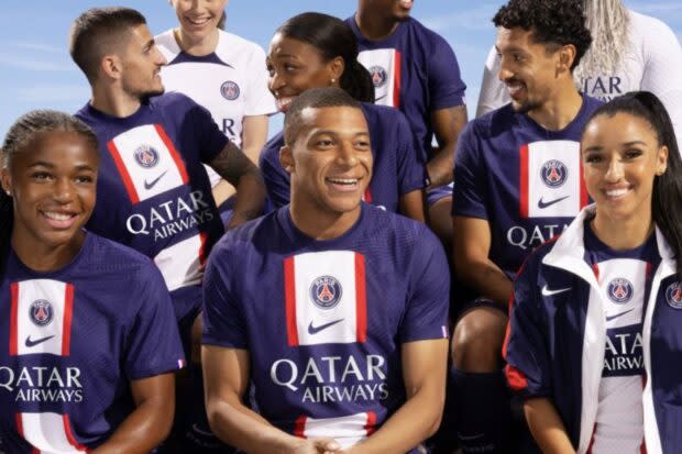 PSG sponsors maillot