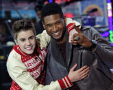 Bieber’s mentor Usher too gifted him a pair of wheels – this one was a Range Rover.