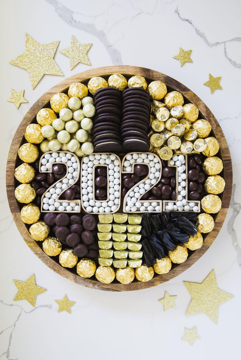 graduation party ideas graduation candy board