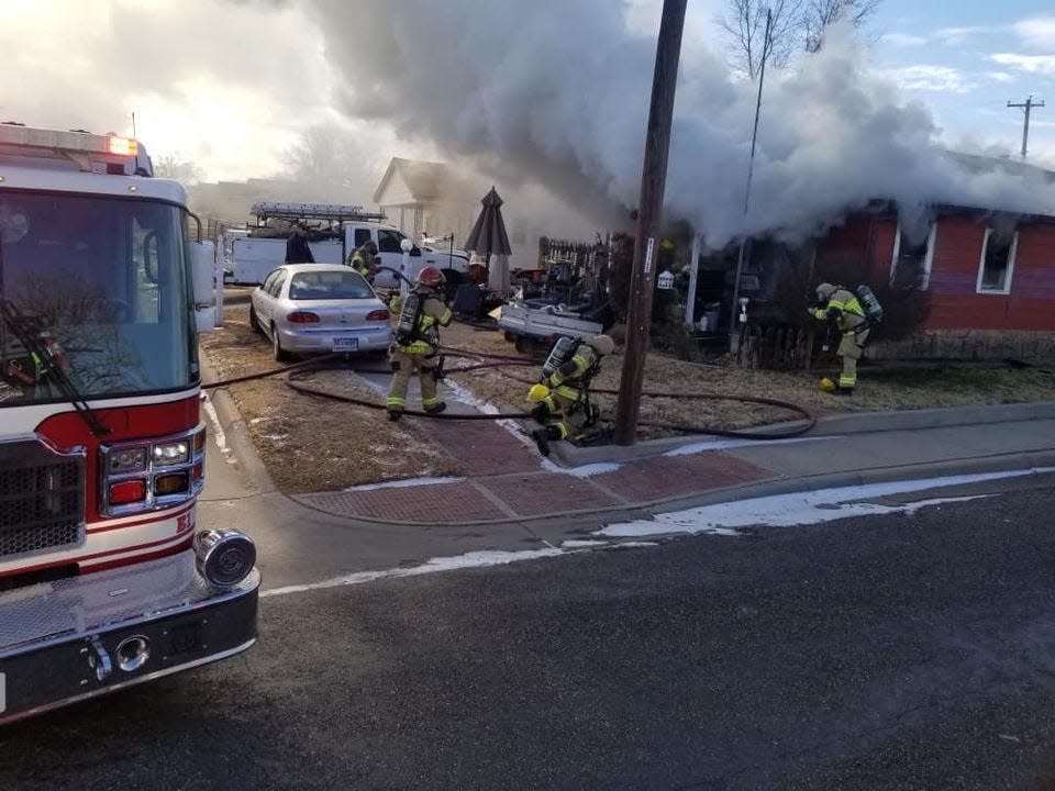 The Amarillo Fire Department's "C" shift responded to a call of a house fire located on the corner of 3rd Street and Mississippi Avenue on Friday, Dec. 23.