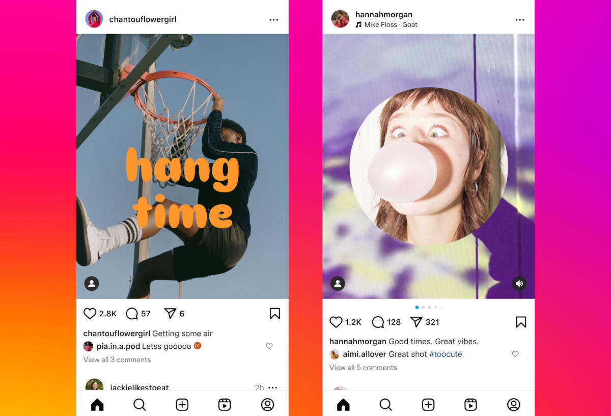 Instagram lets you add text to photos and overlay images for grid posts