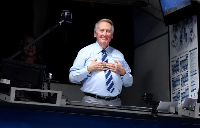 Vin Scully Added to Dodger Stadium's Ring of Honor