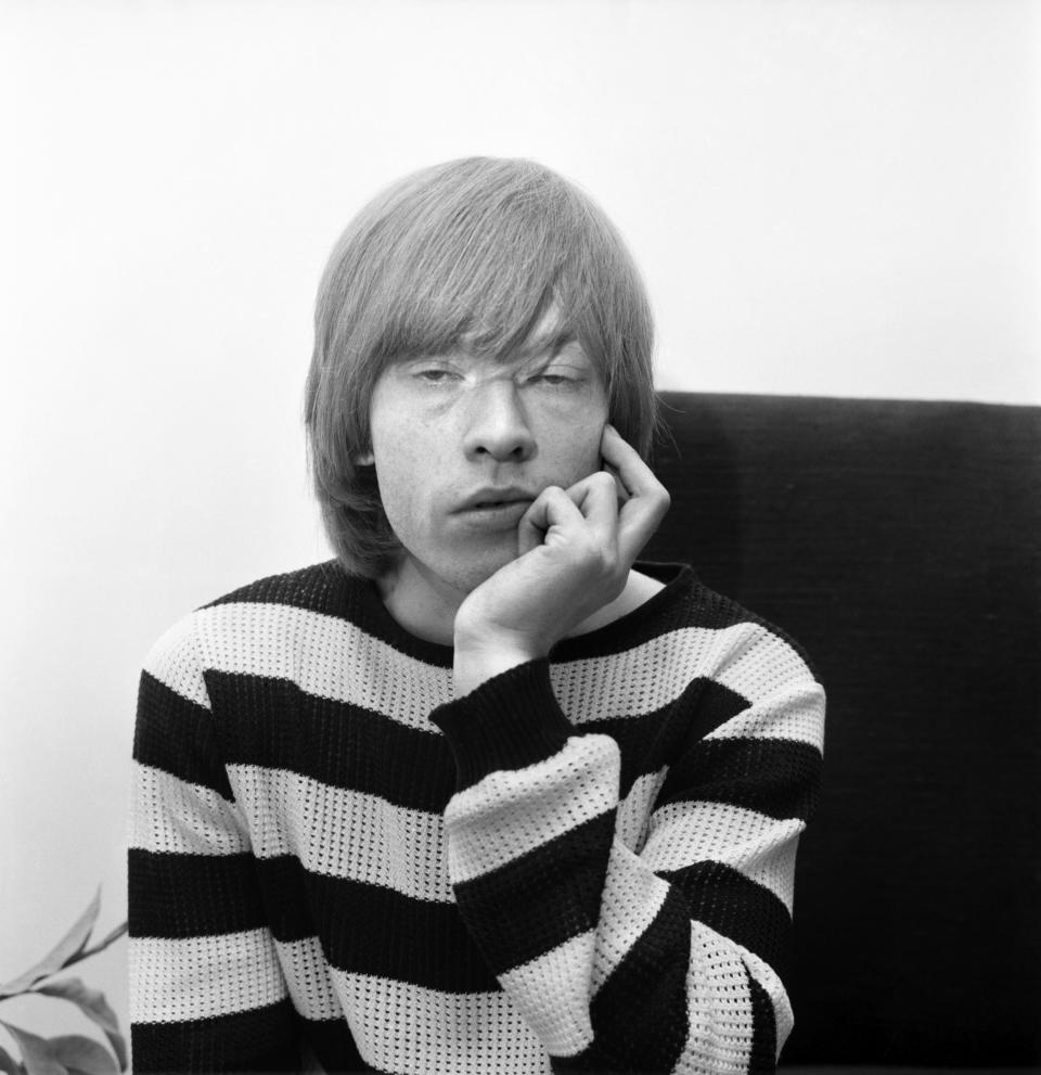 Brian Jones in the mid-'60s. (Daily Mirror/Mirrorpix/Mirrorpix via Getty Images)