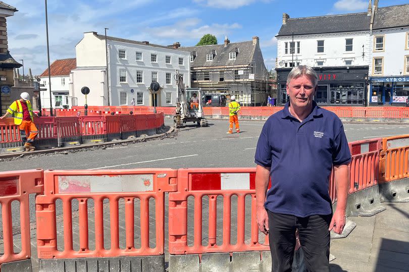 John Sayer, 62, has owned Grantham Appliance Service on Market Place for 33 years