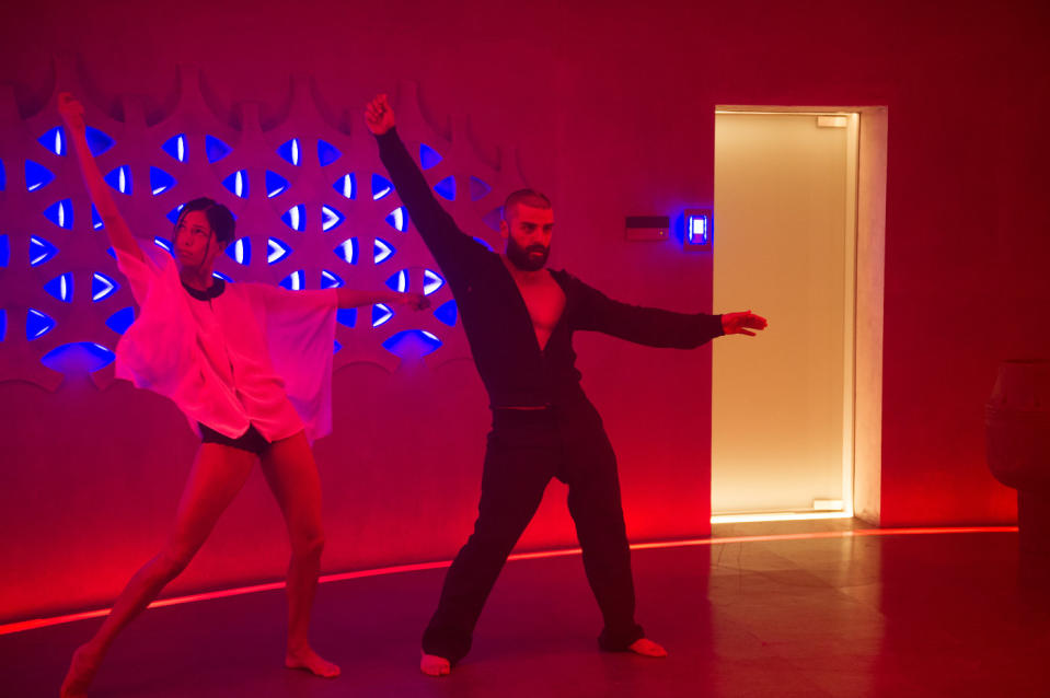 Oscar Isaac plays a reclusive tech-genius in ‘Ex-Machina’. (Universal Pictures)